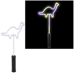 18" Light-Up Neon Bright Dinosaur Wand