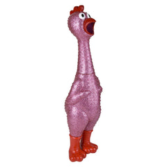 24" Giant Sparkle Rubber Chicken 6ct LLB kids toys