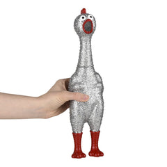 13.25" Sparkle Rubber Chicken LLB kids toys