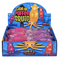 7" Light-Up Squid Puffer LLB Light-up Toys