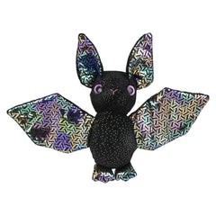 6.5" Iridescent Bat Plush Assortment