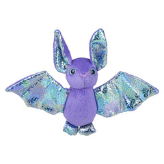 6.5" Iridescent Bat Plush Assortment