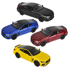 5" Diecast Pull Back BMW M8 Competition Coupe