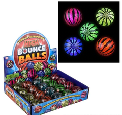 20PCS Light-up Watermelon Hi Bounce Ball