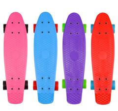 PLASTIC RETRO SKATEBOARD 21.5" LLB kids toys