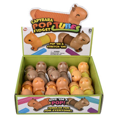 7.5" Capybara Fidget Pop Tube- LLB Toys