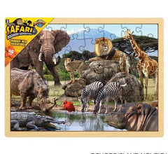 15.75" x 11.75" 48PC SAFARI PUZZLE LLB Puzzle