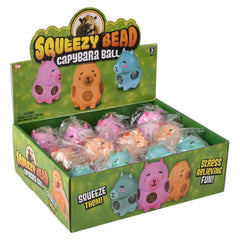 3.5" Squeezy Bead Capybara Ball-LLB Toys- LLB Toys