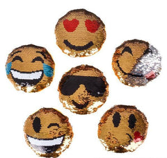 5" EMOTICON SEQUIN plush LLB Plush Toys