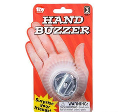 1.5" WIND-UP METAL HAND BUZZER LLB kids toys