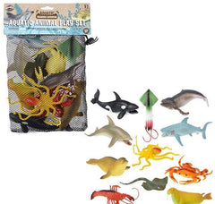 11PC MESH BAG AQUATIC ANIMAL ASSORTMENT LLB kids toys