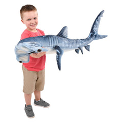 35″ Blue Hammerhead Shark plush LLB Plush Toys