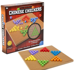 10" WOODEN CHINESE CHECKERS LLB Board Game