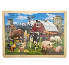 15.75" x 11.75" 48PC FARM PUZZLE LLB Puzzle