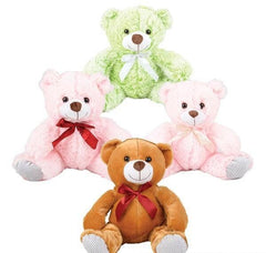 10" RIBBON BEAR ASSORTMENT LLB Plush Toys