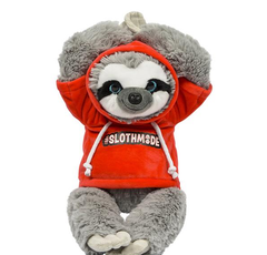 15.5" SLOTH WITH HOODIE LLB Plush Toys