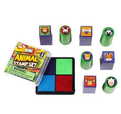 MINI ANIMAL STAMP SET 3X2" LLB kids toys