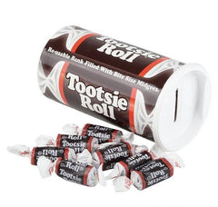 4 OZ TOOTSIE BANK WITH TOOTSIE ROLLS LLB kids toys