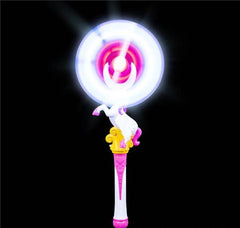 15" LIGHT-UP UNICORN SPINNING WAND LLB Light-up Toys