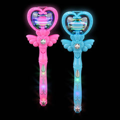 11.5" Light-Up Princess Heart Wand- LLB Toys