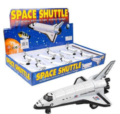 5" DIE-CAST PULL BACK SPACE SHUTTLE LLB Car Toys