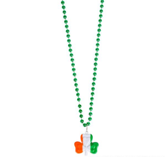 33" IRISH FLAG SHAMROCK BEADS LLB kids toys