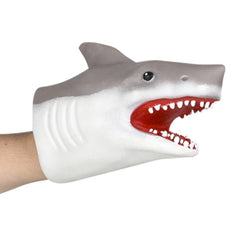 Stretchy Shark Hand Puppet 6" LLB kids toys