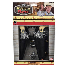 OLD WEST ACTION BELT SET 2 PC LLB kids toys