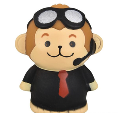 2" RUBBER MONKEY ASSORTMENT LLB Plush Toys