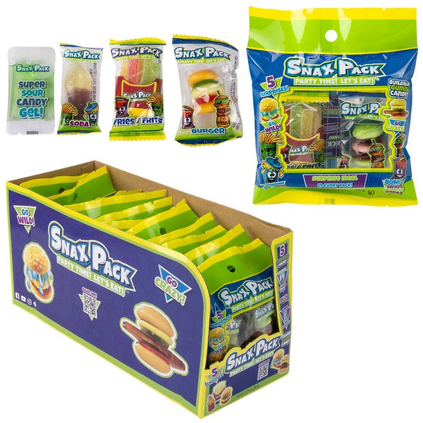 Snax Pack Toy & Gummi Candy Surprise 12ct