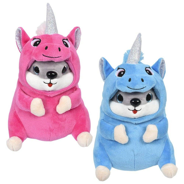 Unicorn Costume Hamster 7in As