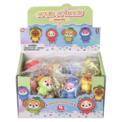 2" Kawaii Fruit Animal Clip Ons- LLB Toys