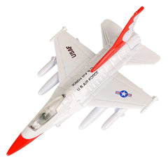 7.5" DIE-CAST PULLBACK F-16 FALCON LLB Car Toys