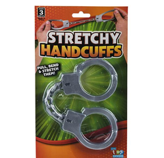 10.5" STRETCHY ELASTIC HANDCUFFS LLB kids toys