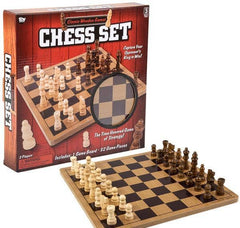 10" WOODEN CHESS SET