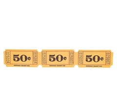 $0.50 SINGLE TICKET ROLLS LLB kids toys