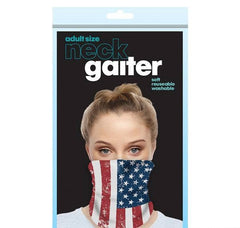 PATRIOTIC NECK GAITER 10 X 18" LLB kids toys