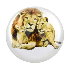 80 MM DOME PAPERWEIGHT LION LIONESS CUB LLB kids toys