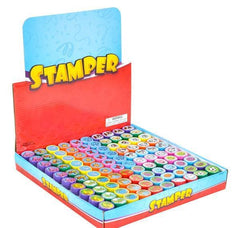 1.4" PLASTIC STAMPERS (100PCS/BOX) LLB kids toys