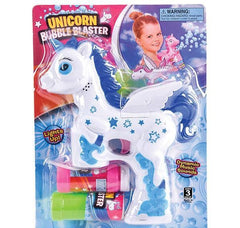 7" LIGHT AND SOUND UNICORN BUBBLE BLASTER LLB kids toys