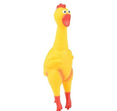 8" RUBBER CHICKEN WITH SOUND LLB kids toys