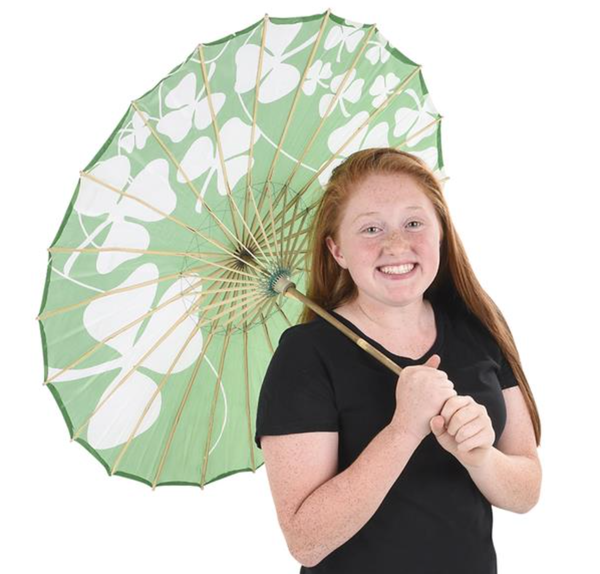 ST. PATRICK'S DAY PARASOL 21.5