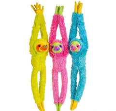 20" HANGING SLOTH NEON LLB Plush Toys