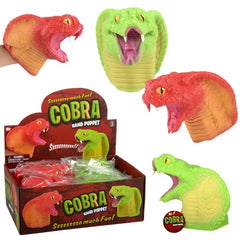 Stretchy Cobra Hand Puppet 6" LLB Puppets