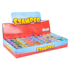 1.40" PLASTIC STAMPERS (50PCS/BOX) LLB kids toys