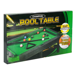 CHAMPION POOL TABLE 19"x 11" LLB kids toys