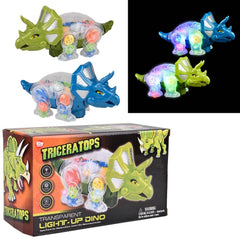 9.25" Light-Up Gear Triceratops LLB Light-up Toys