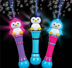 12" PENGUIN LIGHT-UP PENGUIN BUBBLE BLOWER LLB Light-up Toys