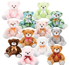 10" RIBBON BEAR ASSORTMENT LLB Plush Toys