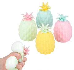 SQUISH AND STRETCH PINEAPPLE 4.33" LLB Squishy Toys